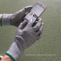 NMSafety Anti Cut PU beschichtete Handschuhe flexible Touchscreen